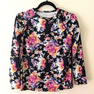 Burton Kid's Lightweight Floral Base Layer sz L